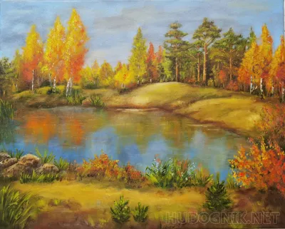 Картина маслом - Горный пейзаж | живопись на холсте современного художника  купить в Санкт-Петербурге