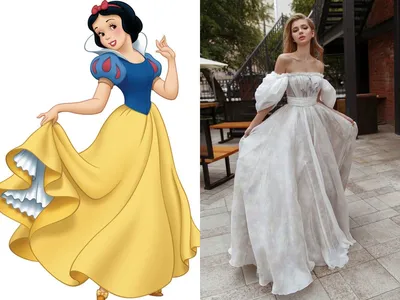 Свадебные платья принцесс Disney похожие на платья голливудских див 20 века  | Киноритмы | Дзен