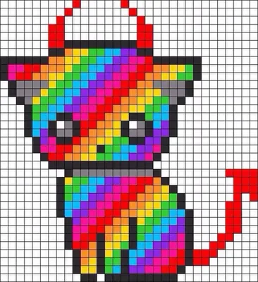 Маленькие Лёгкие Рисунки по Клеточкам / Как Нарисовать Мышку / Like ART -  YouTube
