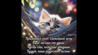 КПМ - Доброе Утро - Приятных Сновидений - Приятных и Волшебных Сновидений!!!  Спи сладенько 😴... #СпокойнойНочи #ПриятныхСновидений #ДобройНочи  #СладкихСнов #КлубПозитивногоМышления #ПозитивяшкиОтЯртура #СказочныхСнов  #Позитив | Facebook