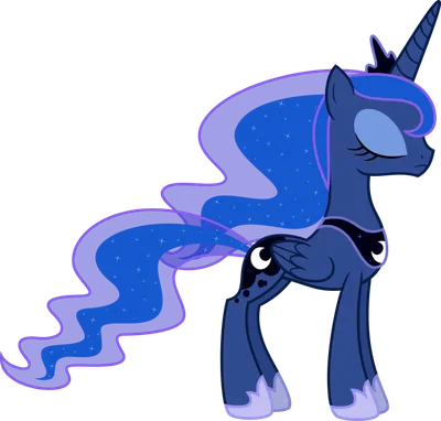 Игрушка My Little Pony Пони с разноцветными волосами Принцесса Луна  E5963EU4 купить по цене 2890 ₸ в интернет-магазине Детский мир