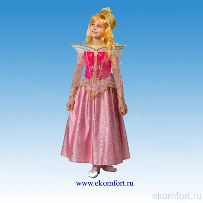 Детский костюм принцессы Авроры - Купить с доставкой по всей России