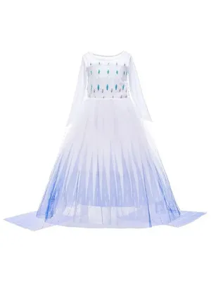Платье Принцессы Эльзы Из Синего Бархата 140 — Купить на BIGL.UA ᐉ Удобная  Доставка (1709686614)