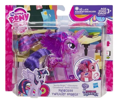 Купить фигурка My little Pony Hasbro My Little pony Сияющие принцесса  Твайлайт Спаркл, цены на Мегамаркет