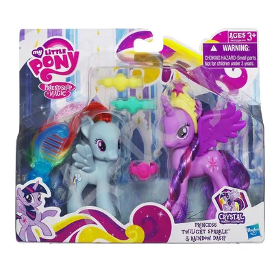 My Little Pony Принцессы: Твайлайт Спаркл и Радуга - купить в интернет  магазине A-Toy.ru в Санкт-Петербурге