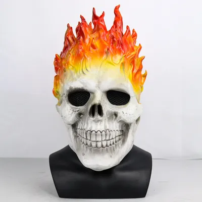 Киану Ривз горит в адском пламени на фан-арте к ожидаемому перезапуску «Призрачного  гонщика»