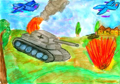 Детские рисунки войны (68 фото) » Рисунки для срисовки и не только