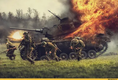 http://fav. / WW2 :: ka-boom! :: война :: танк :: art (арт) / смешные  картинки и другие приколы: комиксы, гиф анимация, видео, лучший  интеллектуальный юмор.