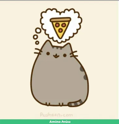 Любовь кота Пушина и пиццы | Pusheen Cat Amino