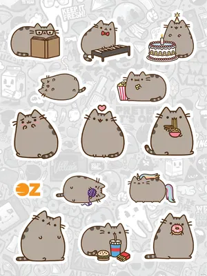 Плюшевый Кот Пушин Pusheen Cat Super01 14763985 купить в интернет-магазине  Wildberries