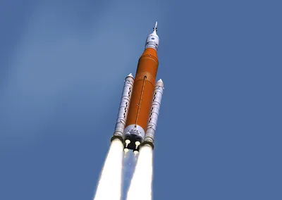 Ракета в космосе 4к, неоновое …» — создано в Шедевруме