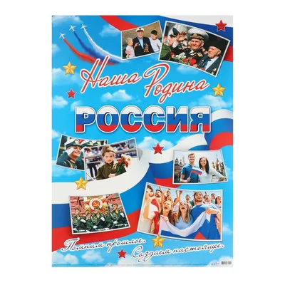 Наклейка РОССИЯ - НАША РОДИНА - купить с доставкой по выгодным ценам в  интернет-магазине OZON (604536555)