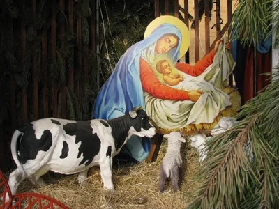 Купить Католические рождественские фигурки, рождение Иисуса, украшения из  смолы, украшения Христа, подарки для друзей, домашний декор | Joom