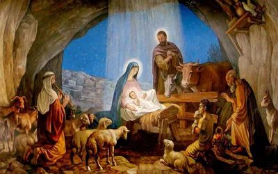 Картинки по запросу рождение христа рисунки | Christmas banners, Animated  christmas, Nativity