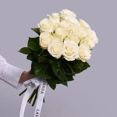 Букет белых роз - 131 шт. за 51 690 руб. | Бесплатная доставка цветов по  Москве
