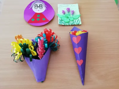 3D magic Postcard on 8 March with flowers this DIY Postcards of paper with  their hands - YouTube