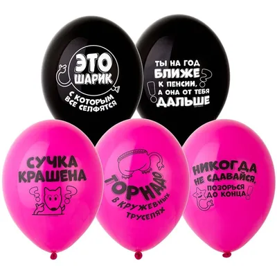 Шар с надписью на День Рождения у девушки - купить с доставкой в Москве