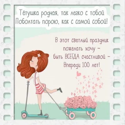 Поздравления с днем рождения тете ! - YouTube