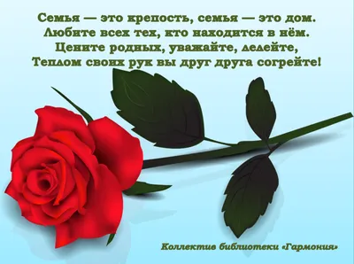 15 мая — Международный день Семьи! — МАДОУ д/с № 153 города Тюмени