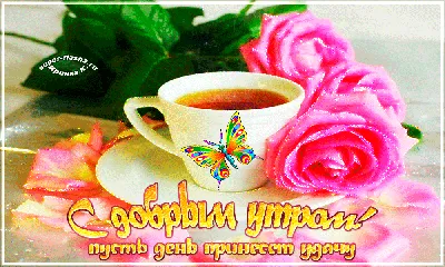 Приятная картинка с пожеланием доброго утра для любимого парня скачать  бесплатно
