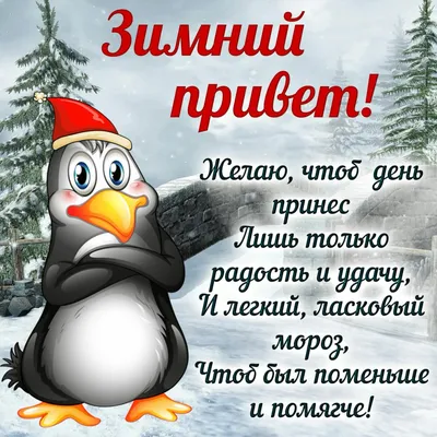 С добрым зимним утром! Музыкальная открытка с пожеланием доброго утра,  хорошего дня. - YouTube