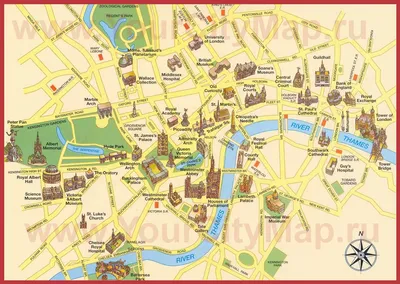 7 главных достопримечательностей Лондона на английском