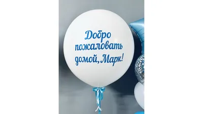 Купить Шар на выписку Добро пожаловать малыш! SH-100503 в Алматы по низкой  цене 2500 KZT в интернет магазине PapaShar