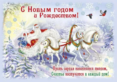 Поздравляем с Новым годом и Рождеством Христовым! | \"Лесная поляна\"