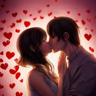 Поцелуй любимого» — создано в Шедевруме
