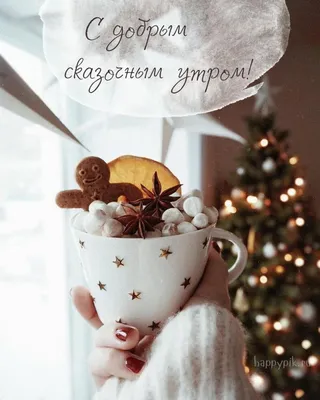 С добрым зимним утром! | Рождественские поделки, Рождественские  поздравления, Новогодние пожелания