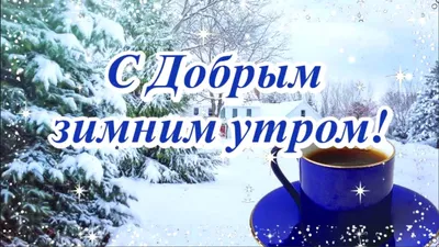 С добрым зимним утром! #доброеутро #открытки #статусы #пожелания #зима |  TikTok