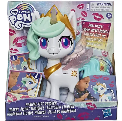 Игрушка My Little Pony Пони с разноцветными волосами Принцесса Селестия  E5964EU4 купить по цене 2890 ₸ в интернет-магазине Детский мир