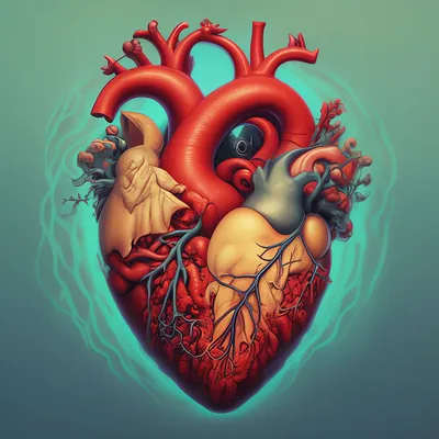 Карта с изображением сердца человека, анатомии, физиологии, плакат,  холщовая живопись, настенные картины для медицинского образования, врачей,  офисных классов | AliExpress