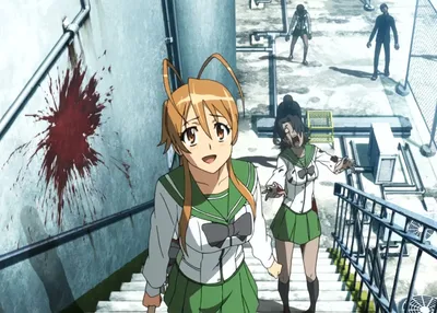 Аниме «Школа мертвецов» / Gakuen Mokushiroku - Highschool of the Dead /  Highschool of the Dead (2010) — трейлеры, дата выхода | КГ-Портал