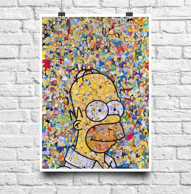 Постер № 75 Симпсоны (The Simpsons)