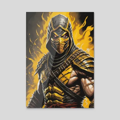 STL file Scorpion Mortal Kombat fan art 3D print model 🦂・3D printable  design to download・Cults