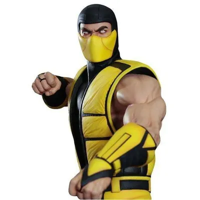 STL file scorpion mortal kombat 1 MASK 🦂・3D printable design to  download・Cults