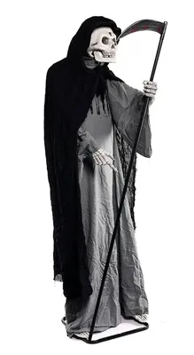 Кукла \"Смерть с косой\" 185 см (смеется, двигается, горят глаза) декорация  на хэллоуин (ID#601212012), цена: 18058 ₴, купить на Prom.ua