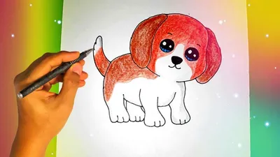 Собака простой рисунок (23 фото) » Рисунки для срисовки и не только