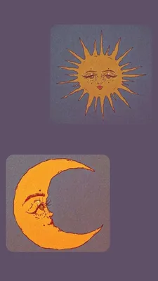 Солнце и Луна арт - 35 фото