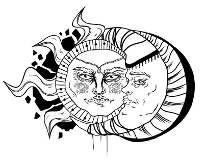 Солнце И Луна Можно Увидеть В Небе Одновременно. Фотография, картинки,  изображения и сток-фотография без роялти. Image 44857360