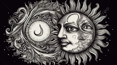 🌞🌛 Солнце и луна одновременно, …» — создано в Шедевруме