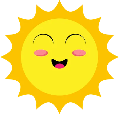Векторное солнце улыбается Stock Vector | Adobe Stock
