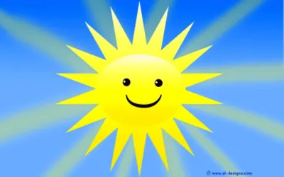 Шар Солнышко улыбка, 66см 1 шт. | Букет шаров