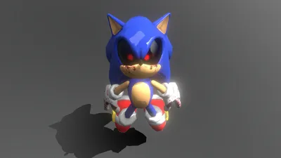 Sonic.exe in a pixar-style animated movie on Craiyon