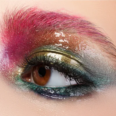 Голубые тени — тренд макияжа глаз, который снова вернулся на подиумы |  Vogue Russia