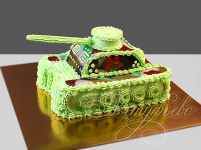 Торт на 23 февраля №12936 купить по выгодной цене с доставкой по Москве.  Интернет-магазин Московский Пекарь