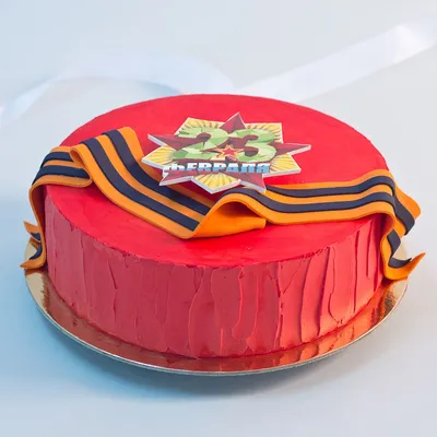 Торт на 23 февраля коллегам на заказ по цене 1050 руб./кг в кондитерской  Wonders | с доставкой в Москве