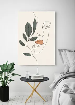 Современная картина в стиле минимализм/ 50х70 / в кабинет / в спальню / в  гостиную / на стену - купить по низкой цене в интернет-магазине OZON  (587918752)