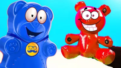 Игрушка Желейный Медведь Валера 9 см Fun Bear silicone toys | AliExpress